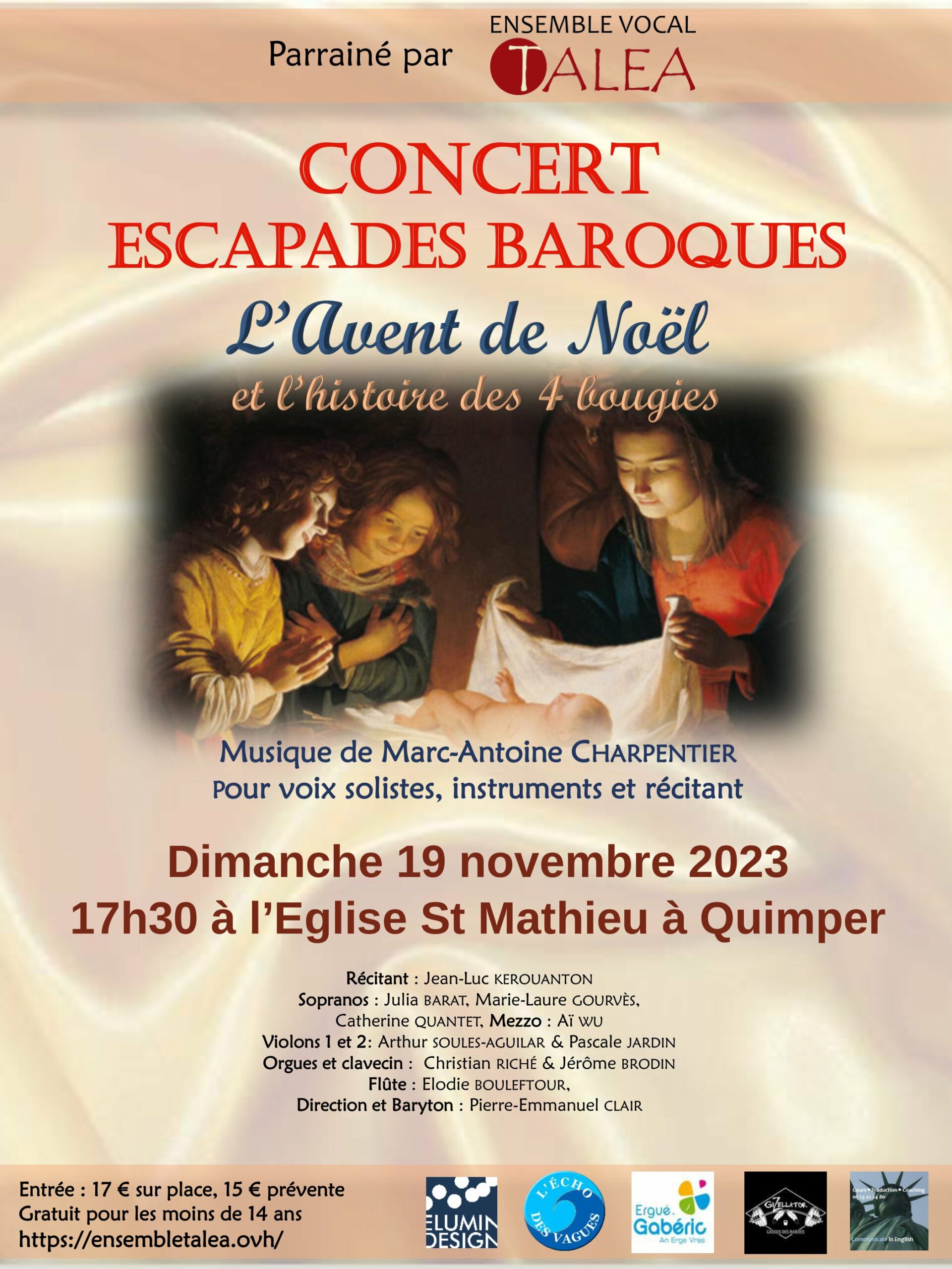 Les Escapades Baroques – St Mathieu – Quimper
