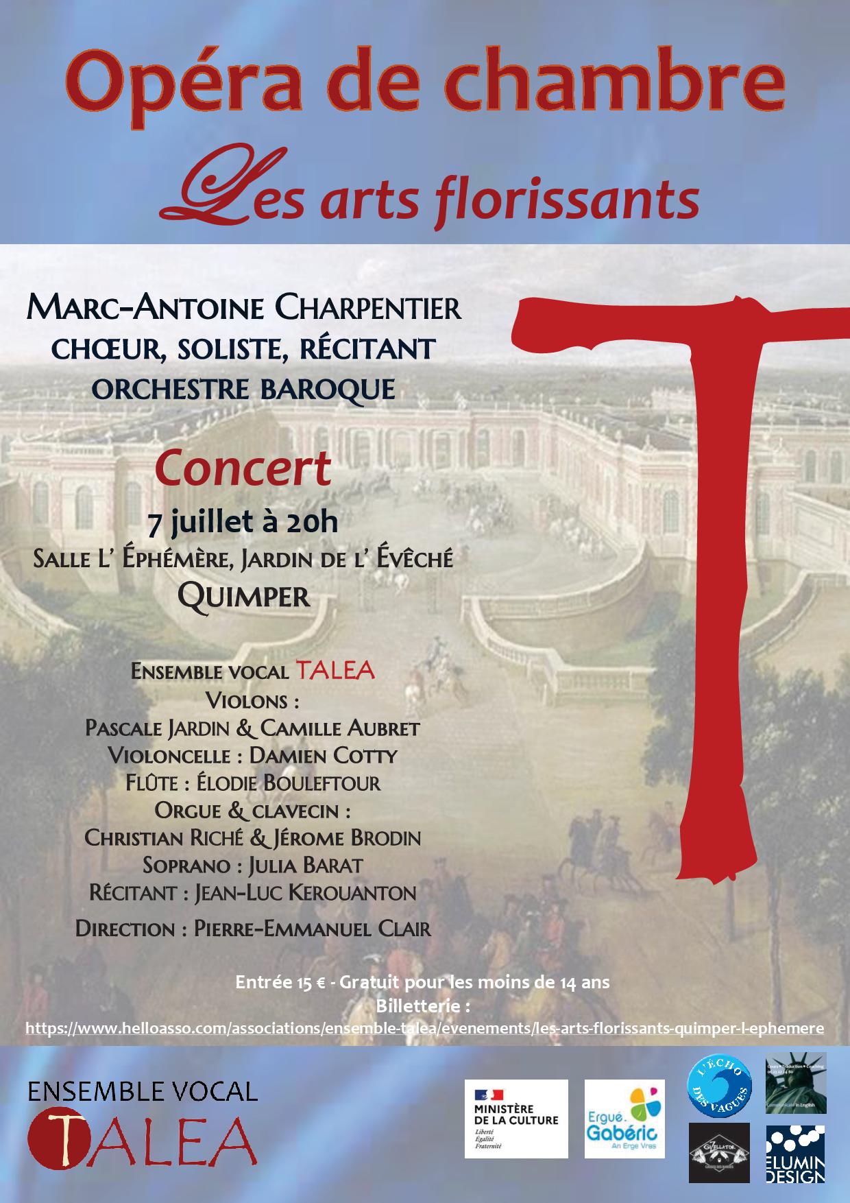 Concert « Les Arts Florissants » – Salle L’Ephémère – Quimper
