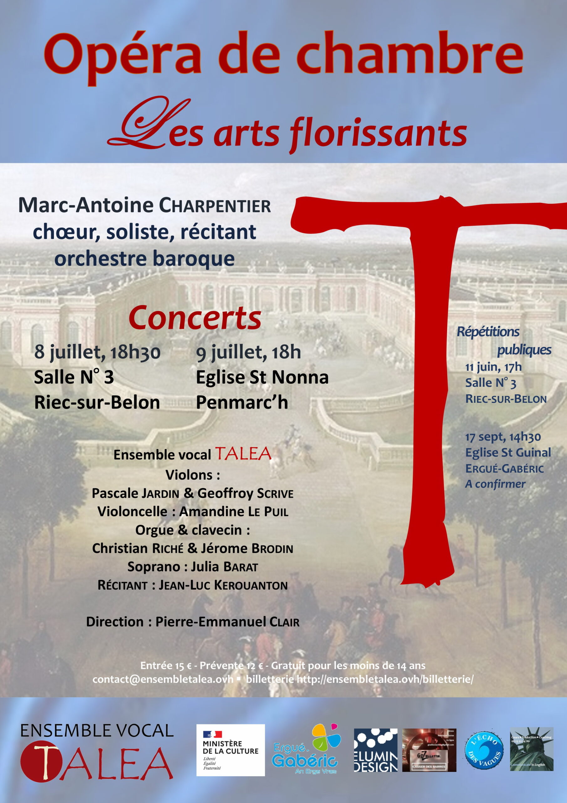 Concert « Les Arts florissants » – Riec-sur-Belon