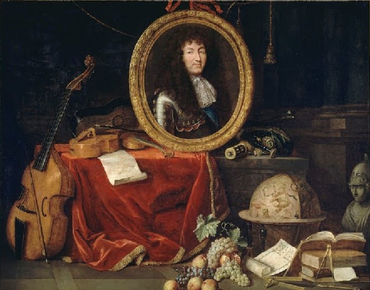 Allégorie de Louis XIV, protecteur des Arts et des Sciences, Jean GARNIER et Claude LEFEBVRE
