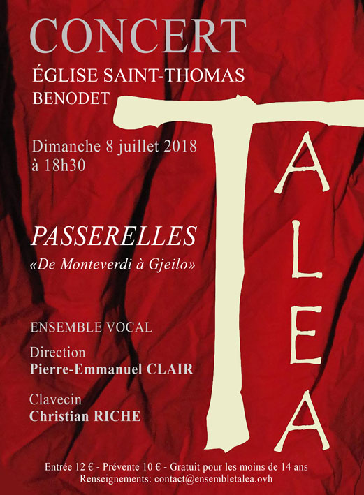 Concert « Passerelles » – Bénodet